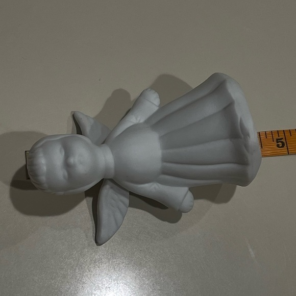 Kissing Cherub Bisque White Porcelain Angel Cherubs 2 Figurines Gift Co. - Picture 5 of 8